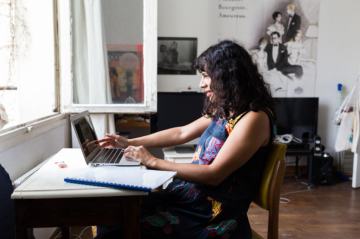 Shanti Masud, Réalisatrice à Paris. 